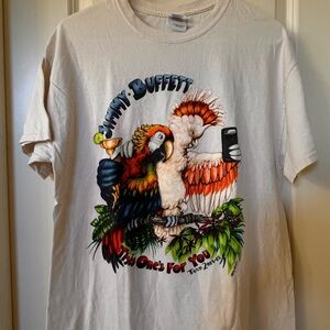 Colorful Parrot and Cockatoo Graphic T-Shirt